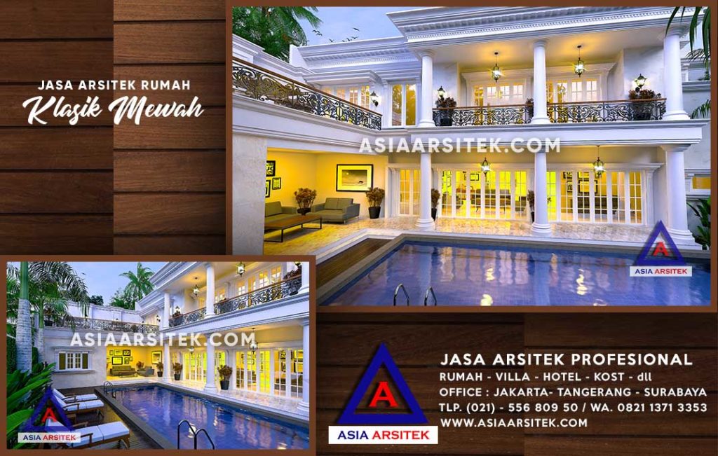 Jasa Arsitek Desain Gambar Rumah Mewah Di Pondok Indah Jakarta Selatan