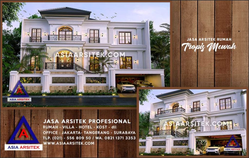 Jasa Arsitek Desain Gambar Rumah Mewah Di Pontianak Kalimantan Barat
