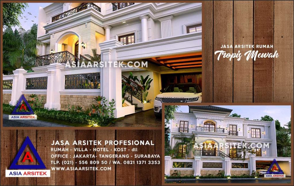 Jasa Arsitek Desain Gambar Rumah Mewah Di Pontianak Kalimantan Barat