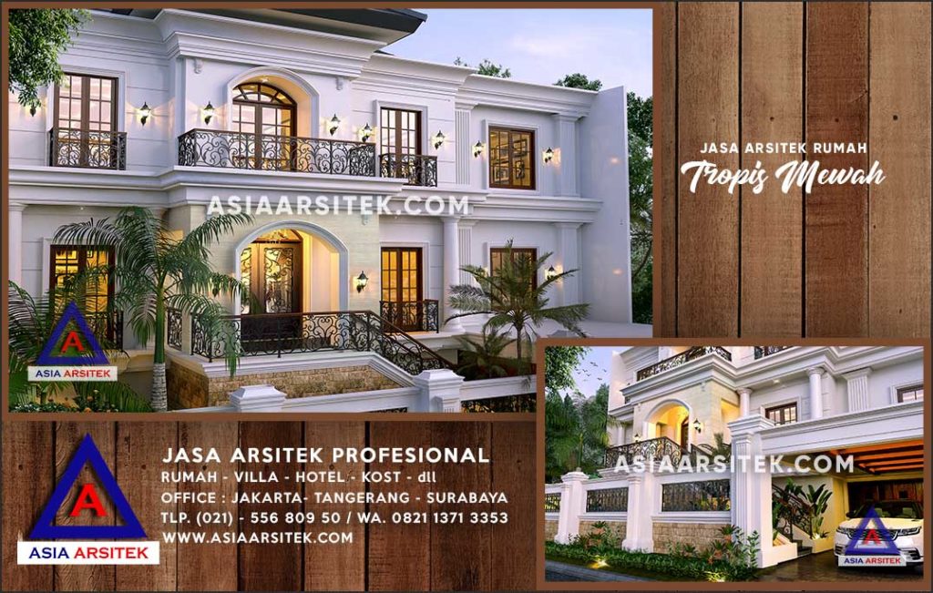 Jasa Arsitek Desain Gambar Rumah Mewah Di Pontianak Kalimantan Barat