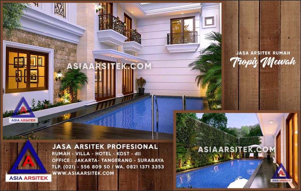 Jasa Arsitek Desain Gambar Rumah Mewah Di Pontianak Kalimantan Barat