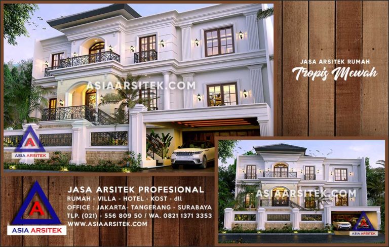 Jasa Arsitek Desain Gambar Rumah Mewah Di Pontianak Kalimantan Barat