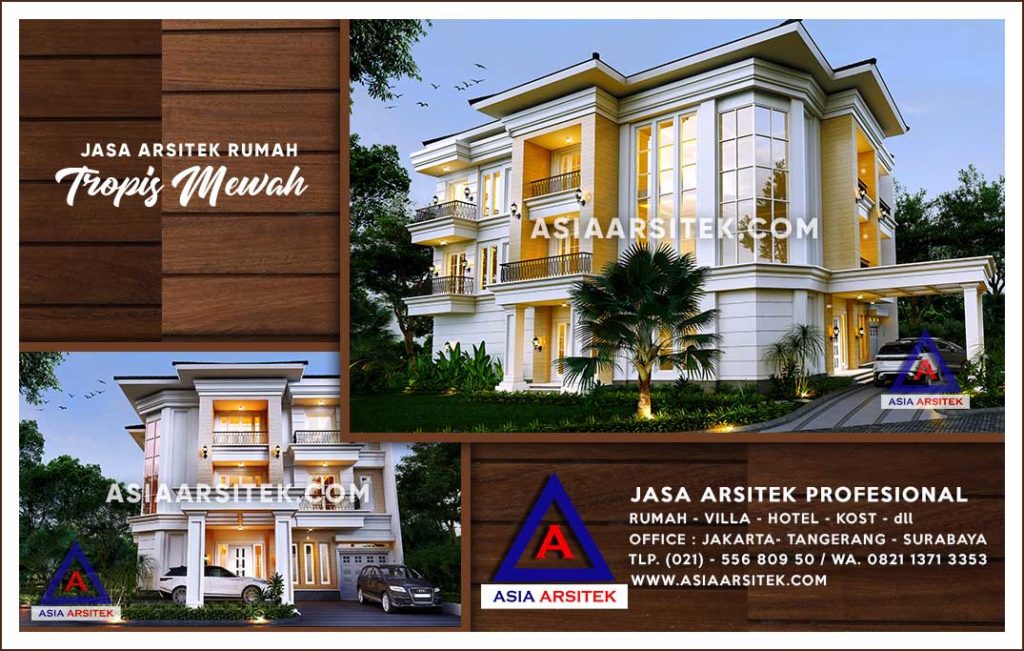 Jasa Arsitek Desain Gambar Rumah Mewah Di Rawa Jati Jakarta Selatan