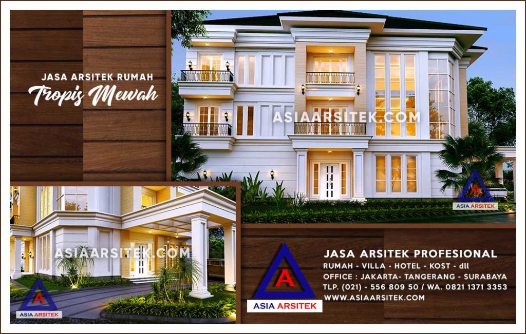 Jasa Arsitek Desain Gambar Rumah Mewah Di Rawa Jati Jakarta Selatan
