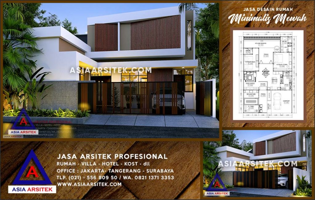 Jasa Arsitek Desain Gambar Rumah Mewah Di Sawangan Depok
