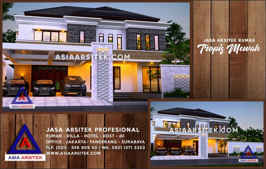 Jasa Arsitek Desain Gambar Rumah Mewah Di Tanjung Selor Kalimantan Utara