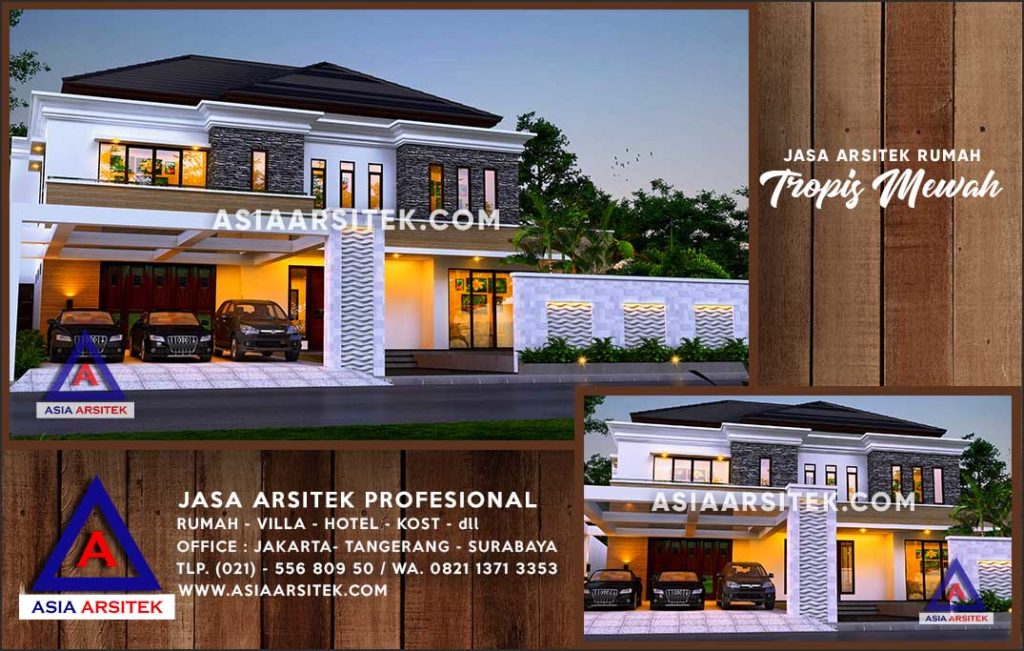 Jasa Arsitek Desain Gambar Rumah Mewah Di Tanjung Selor Kalimantan Utara