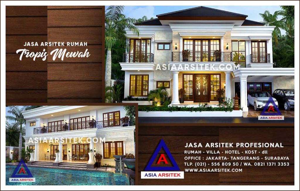 Jasa Arsitek Desain Gambar Rumah Mewah Di Tegal Parang Jakarta Selatan