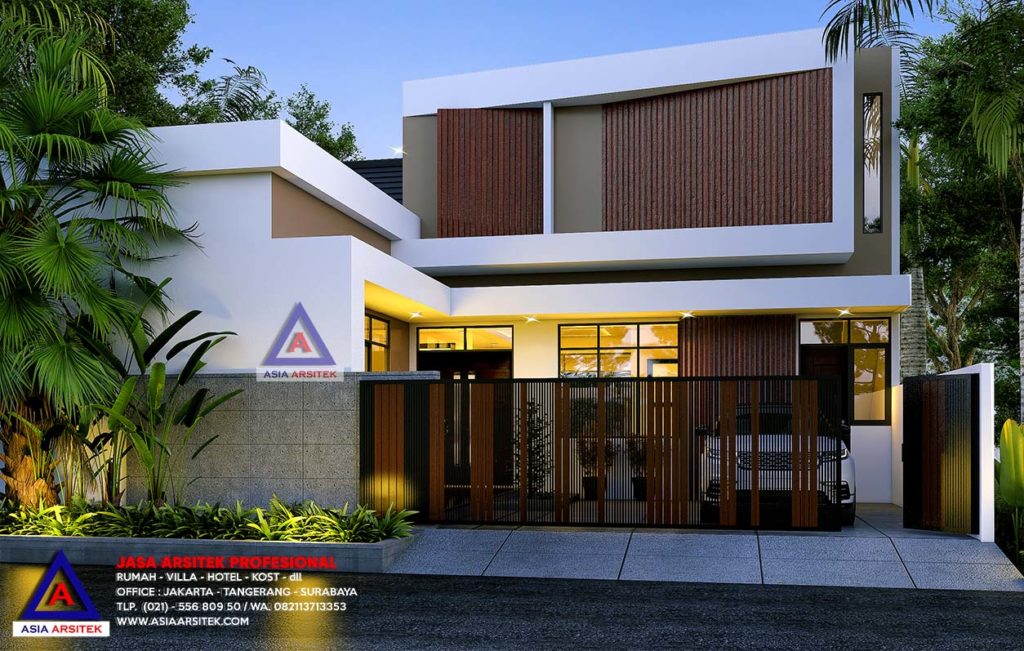 Jasa Arsitek Desain Rumah Minimalis 2 Lantai Bu Nina Di Tebet Jakarta Selatan