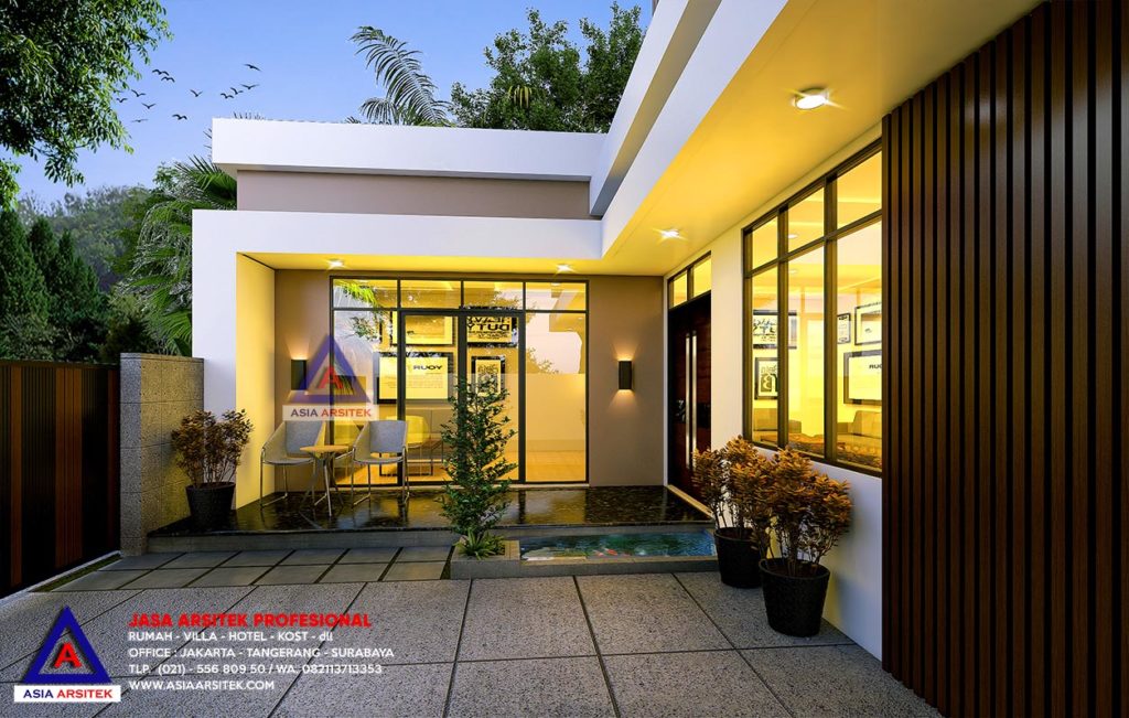 Jasa Arsitek Desain Rumah Minimalis 2 Lantai Bu Nina Di Tebet Jakarta Selatan
