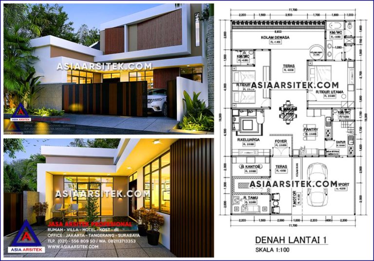Jasa Arsitek Desain Rumah Minimalis 2 Lantai Bu Nina Di Tebet Jakarta Selatan