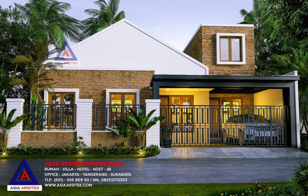 Jasa Arsitek Desain Rumah Minimalis Modern Pak Amos Bintaro Sektor 9 Tangerang Selatan