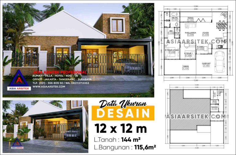 Jasa Arsitek Desain Rumah Minimalis Modern Pak Amos Bintaro Sektor 9 Tangerang Selatan
