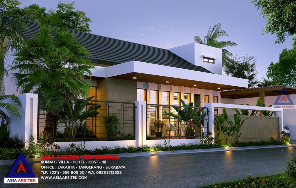 Jasa Arsitek Desain Rumah Minimalis Modern Pak Hafil Jakarta Pusat