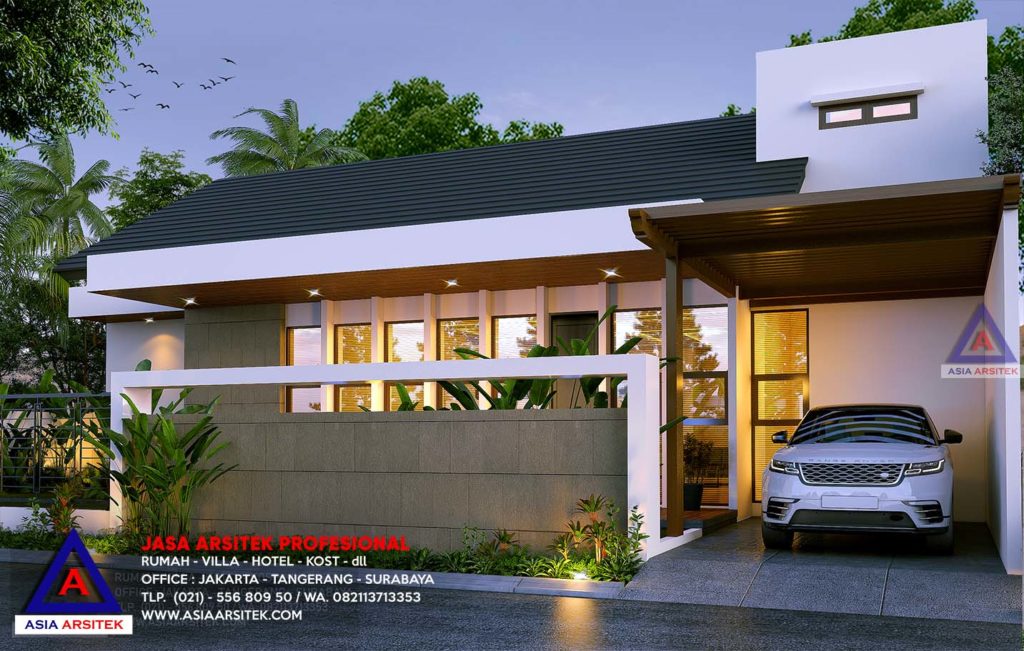 Jasa Arsitek Desain Rumah Minimalis Modern Pak Hafil Jakarta Pusat
