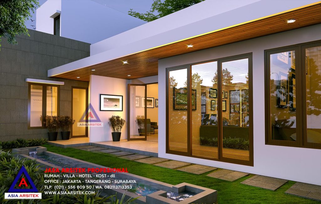 Jasa Arsitek Desain Rumah Minimalis Modern Pak Hafil Jakarta Pusat