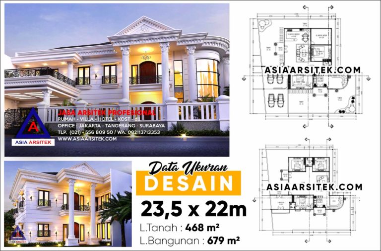 Jasa Gambar Desain Rumah Mewah Klasik Di Bandung Jawa Barat