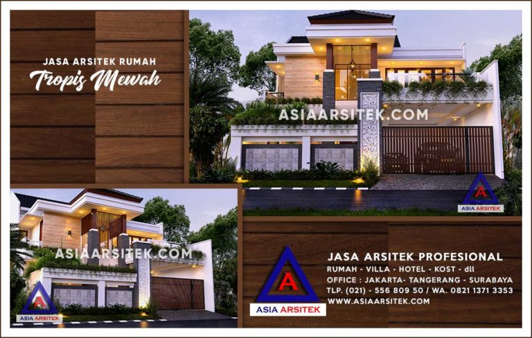 Jasa Arsitek Desain Gambar Rumah Mewah Di Bukit Duri Jakarta Selatan