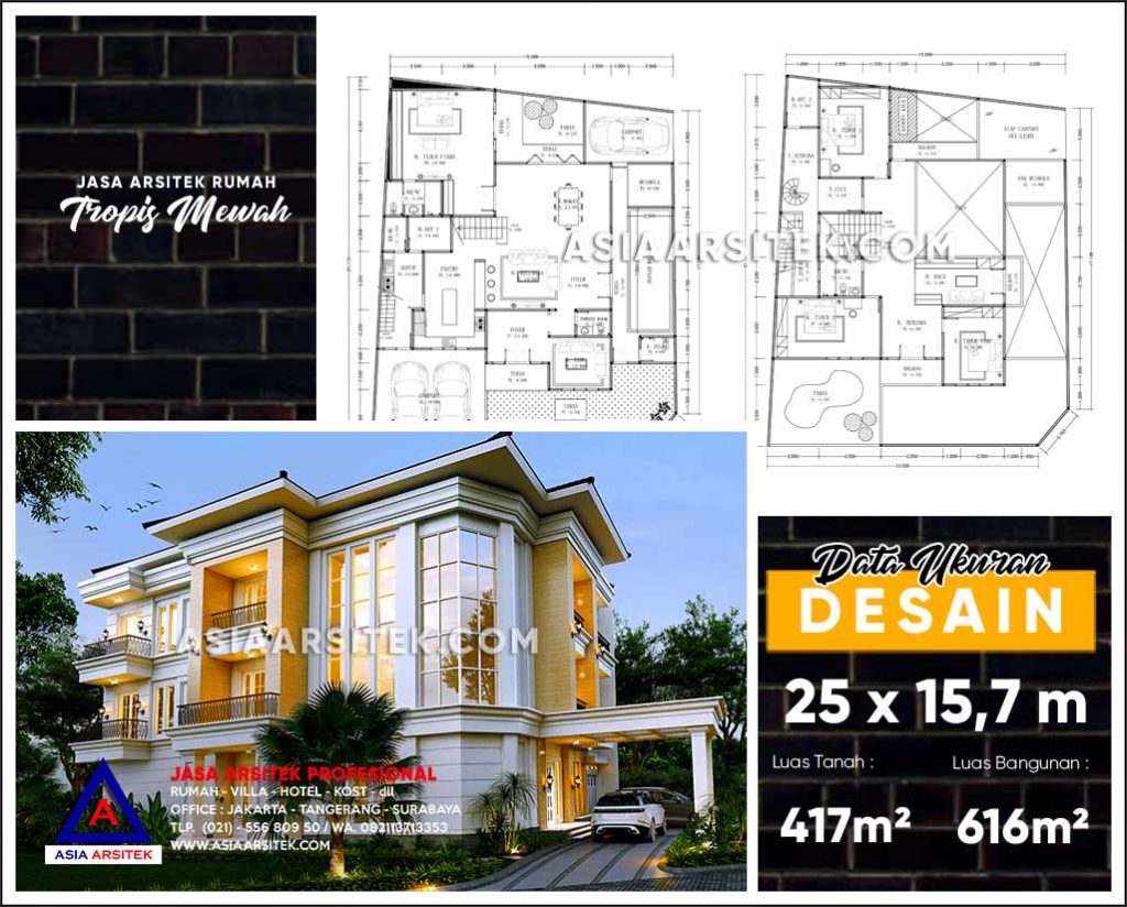 Jasa Arsitek Desain Gambar Rumah Mewah Di Ciracas Jakarta Timur