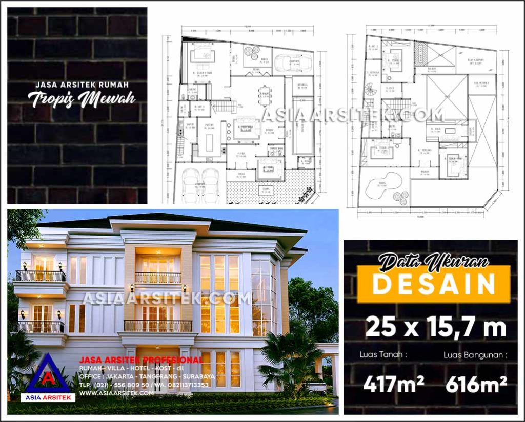 Jasa Arsitek Desain Gambar Rumah Mewah Di Ciracas Jakarta Timur