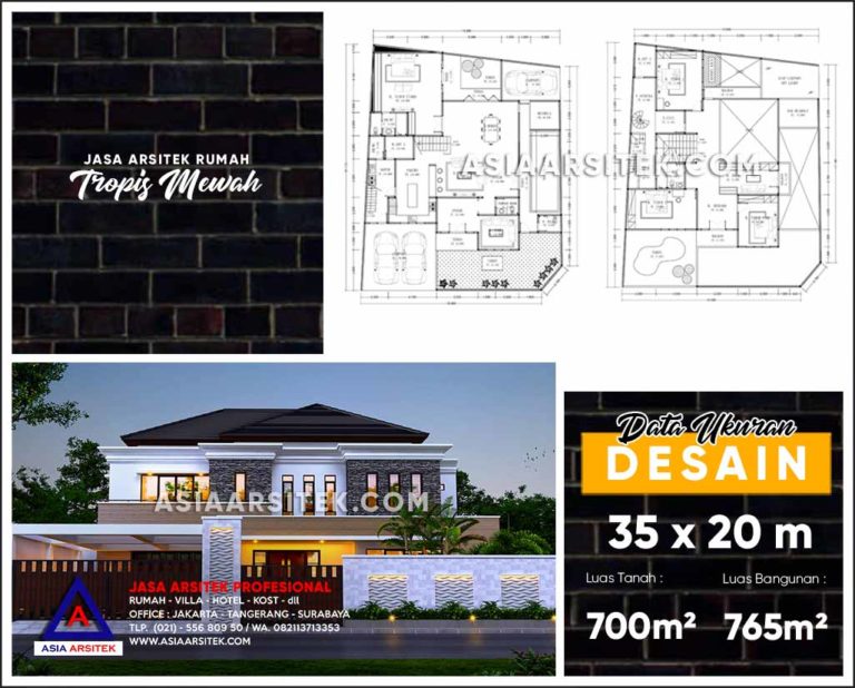 Jasa Arsitek Desain Gambar Rumah Mewah Di Kampung Tengah Jakarta Timur