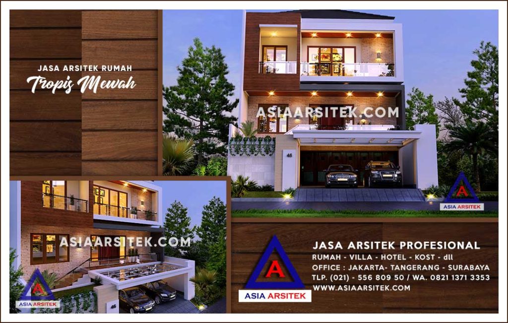 Jasa Arsitek Desain Gambar Rumah Mewah Di Karet Jakarta Selatan