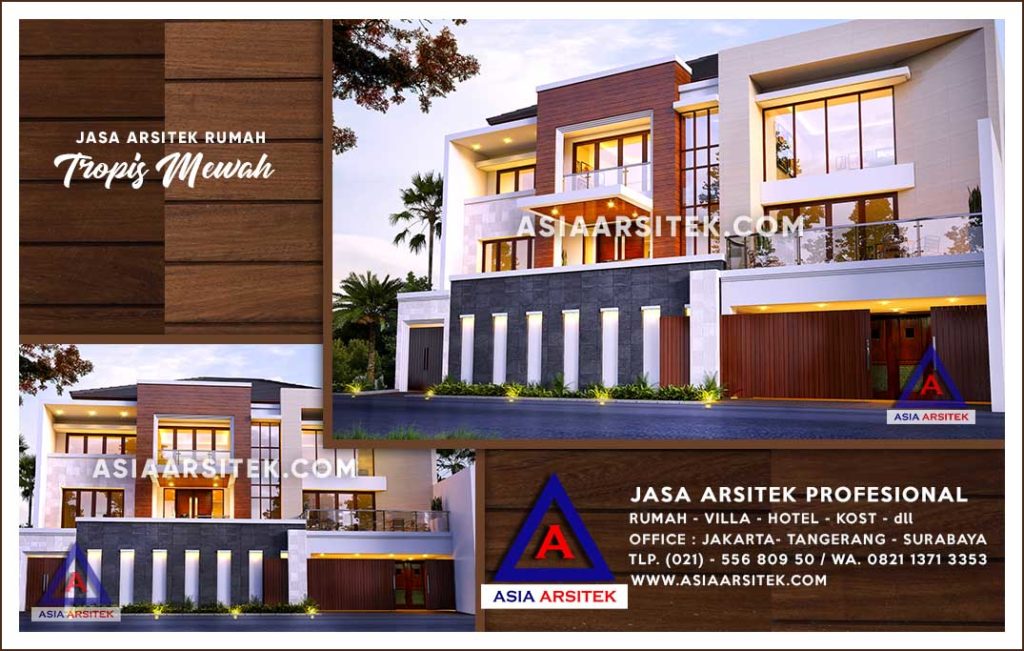 Jasa Arsitek Desain Gambar Rumah Mewah Di Karet Kuningan Jakarta Selatan