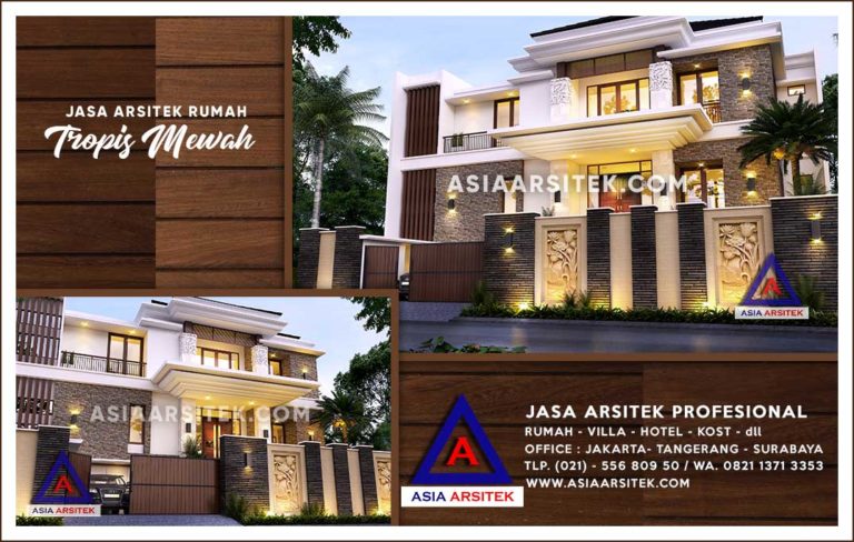 Jasa Arsitek Desain Gambar Rumah Mewah Di Pejanten Timur Jakarta Selatan