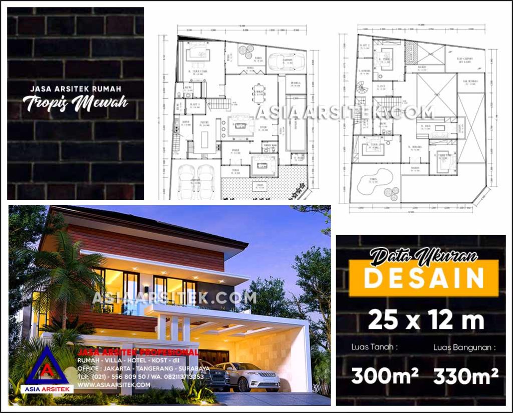 Jasa Arsitek Desain Gambar Rumah Mewah Di Pondok Bambu Jakarta Timur