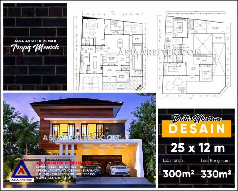 Jasa Arsitek Desain Gambar Rumah Mewah Di Pondok Bambu Jakarta Timur