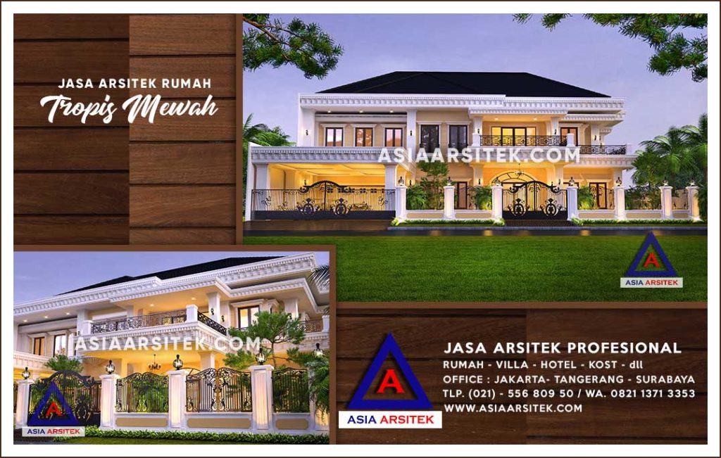 Jasa Arsitek Desain Gambar Rumah Mewah Di Tebet Timur Jakarta Selatan