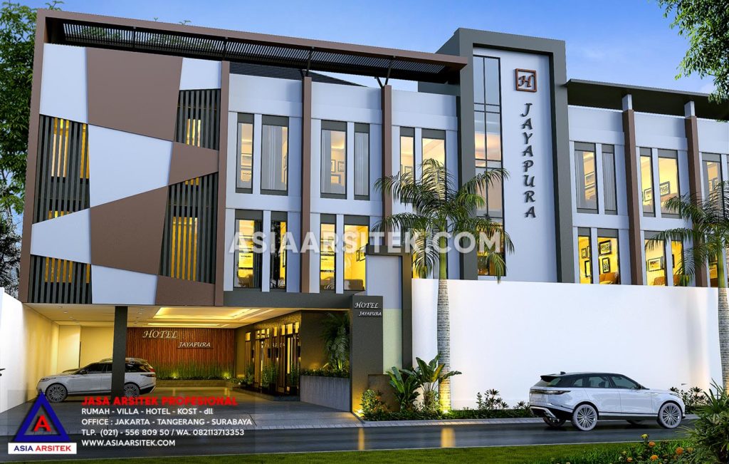 Jasa Arsitek Desain Hotel Minimalis 3 Lantai Di Jayapura Papua