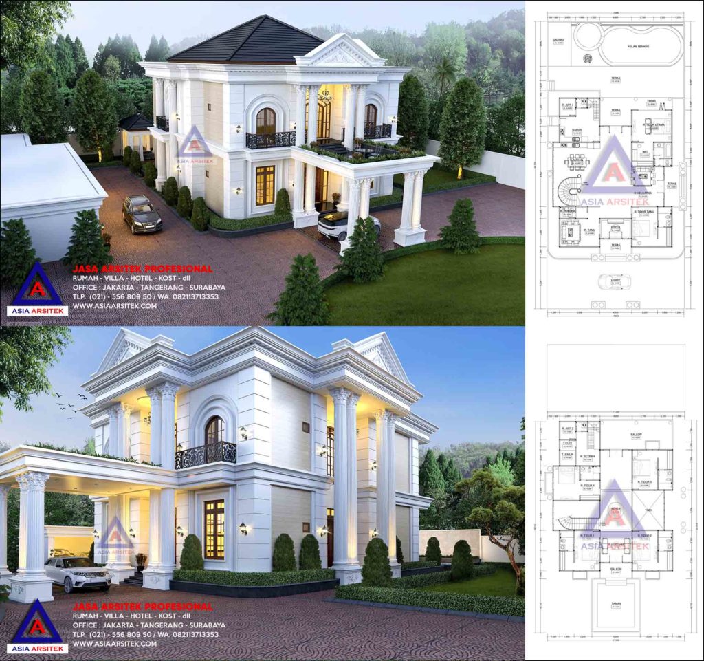 Jasa Arsitek Desain Rumah Mewah 2 Lantai Pak Sudirman Di Batam Kepulauan Riau