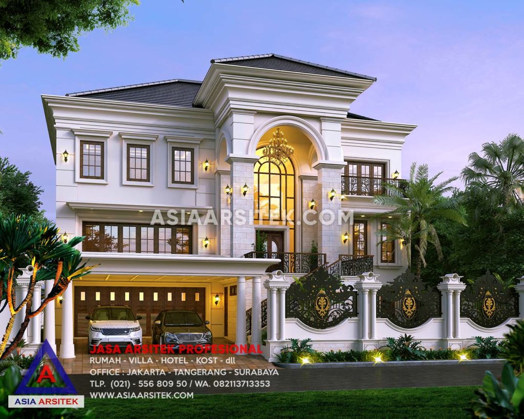 Jasa Arsitek Desain Rumah Mewah Pak Bambang Di Kebayoran Baru Jakarta Selatan