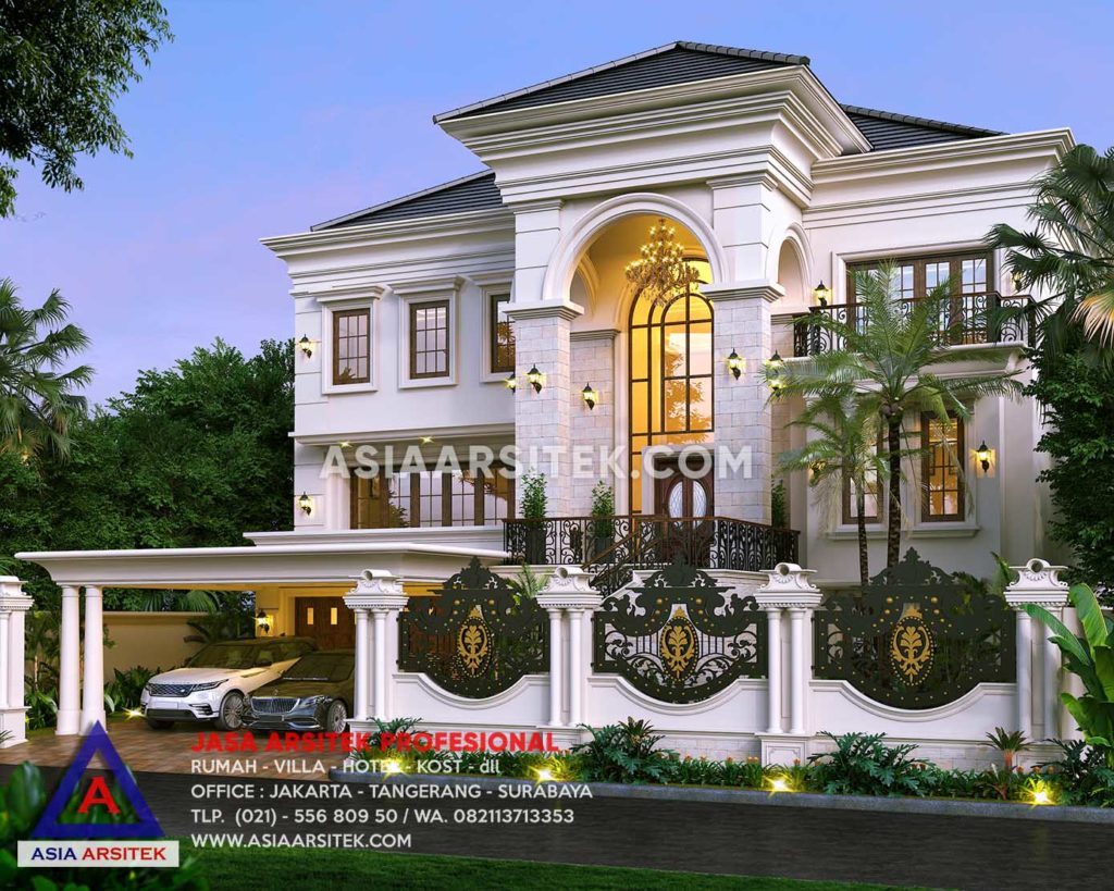 Jasa Arsitek Desain Rumah Mewah Pak Bambang Di Kebayoran Baru Jakarta Selatan