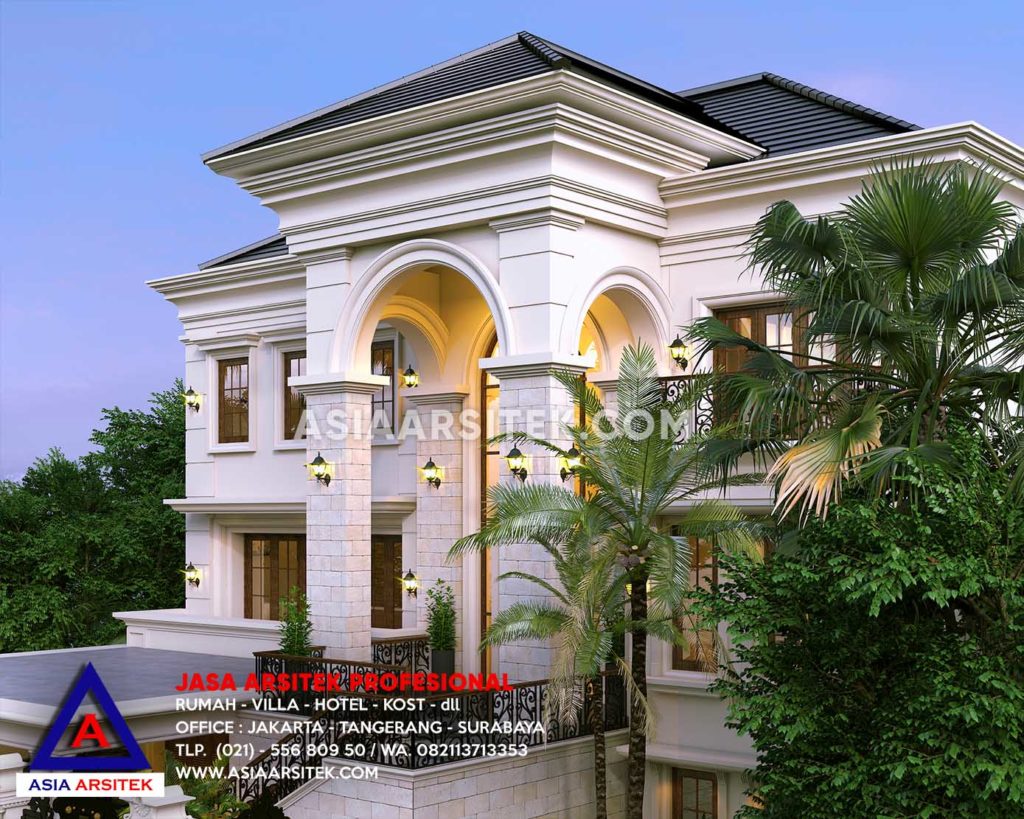 Jasa Arsitek Desain Rumah Mewah Pak Bambang Di Kebayoran Baru Jakarta Selatan