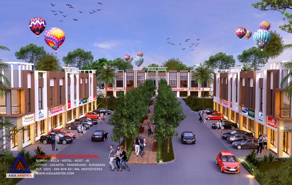 Jasa Desain Ruko Gambar Ruko / Arsitek Ruko di BSD Kota Tangerang