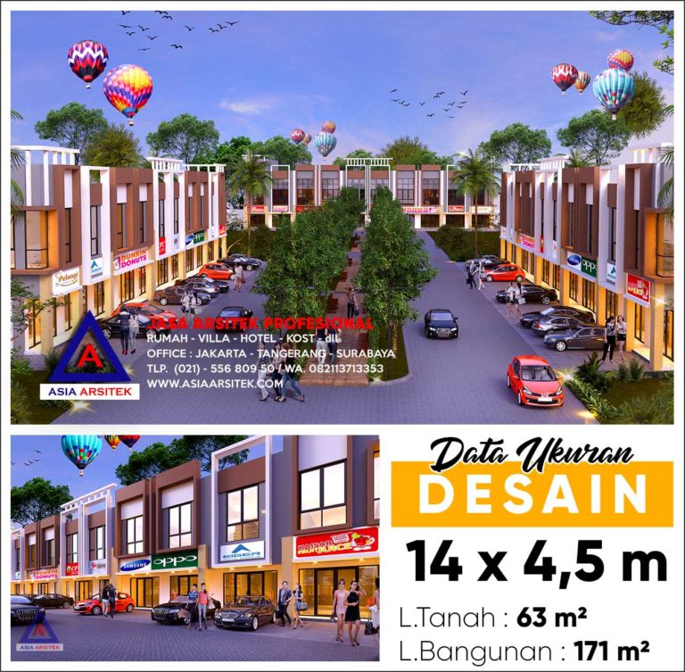 Jasa Desain Ruko Gambar Ruko / Arsitek Ruko di BSD Kota Tangerang