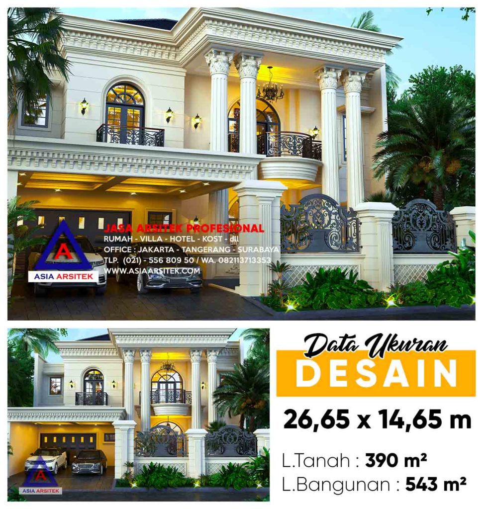 Jasa Gambar Desain Rumah Mewah BSD City Tangerang Selatan