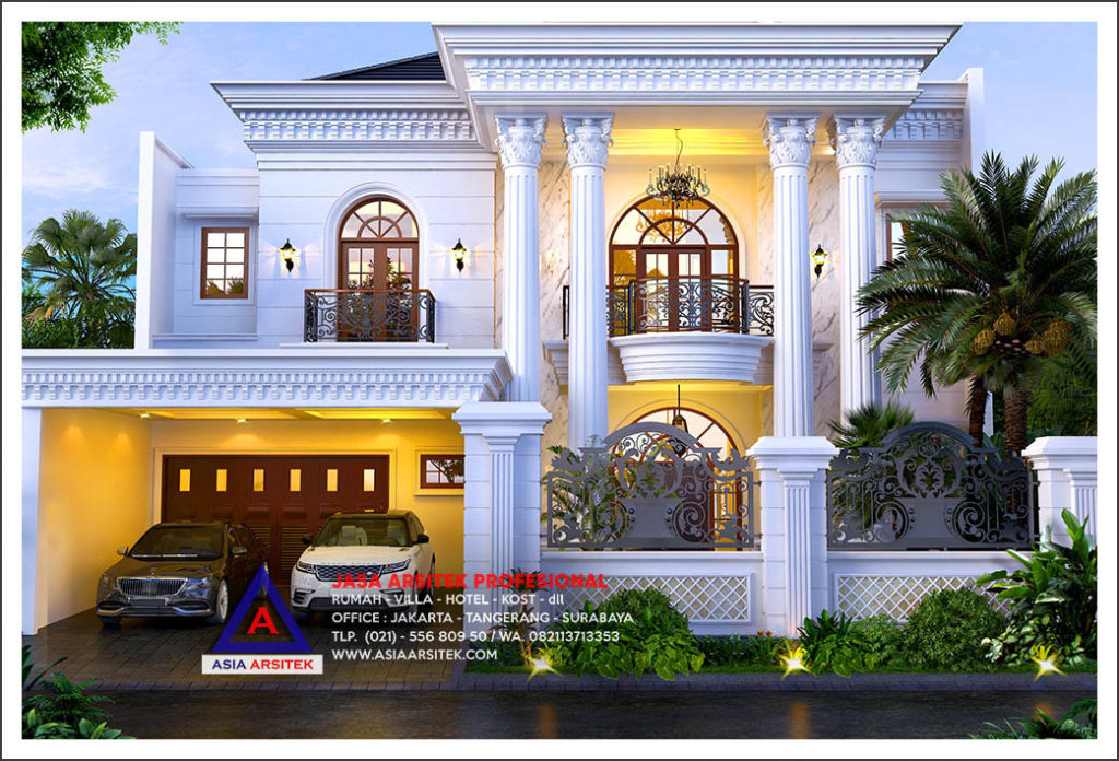 Jasa Gambar Rumah Mewah White House BSD City Tangerang Selatan