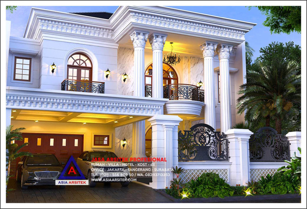 Jasa Gambar Rumah Mewah White House BSD City Tangerang Selatan