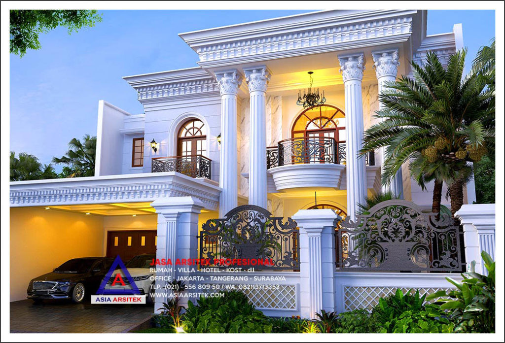 Jasa Gambar Rumah Mewah White House BSD City Tangerang Selatan