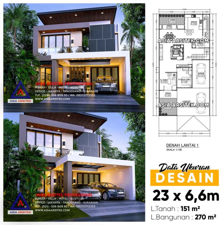Jasa Gambar Rumah Minimalis 2 Lantai Di Gading Serpong Tangerang