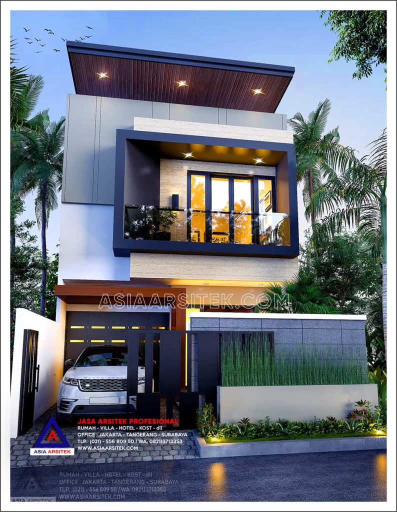 Jasa Gambar Rumah Minimalis 2 Lantai Kebon Jeruk Jakarta Barat