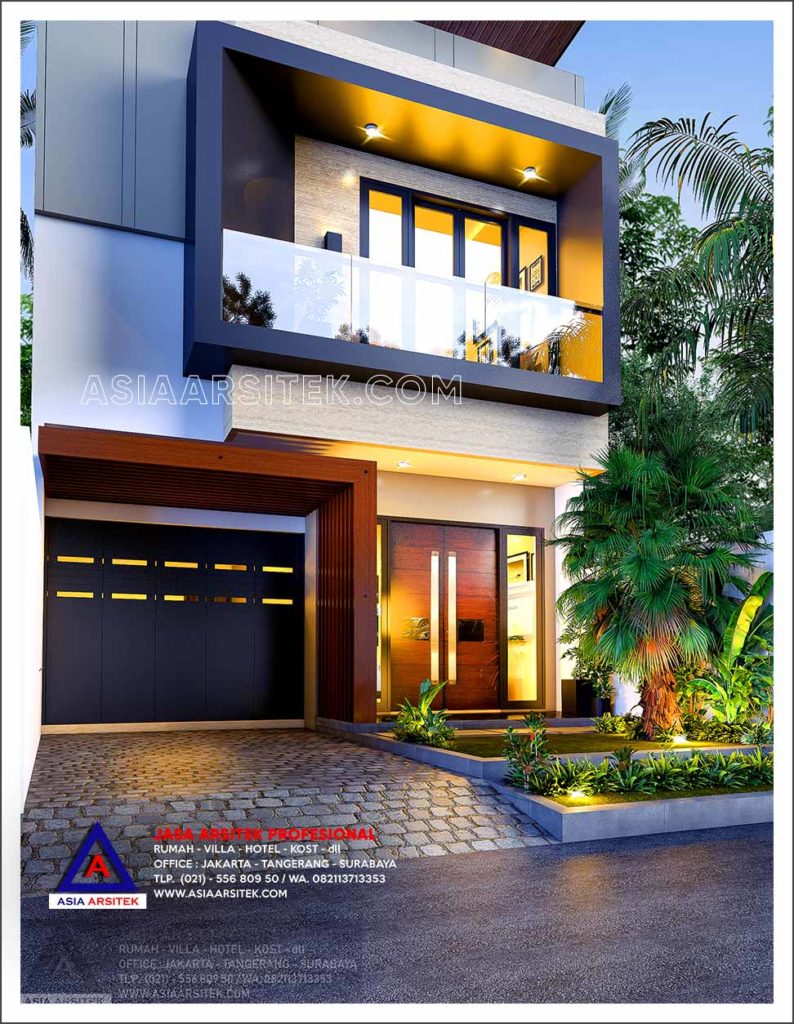 Jasa Gambar Rumah Minimalis 2 Lantai Kebon Jeruk Jakarta Barat