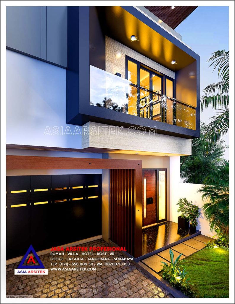 Jasa Gambar Rumah Minimalis 2 Lantai Kebon Jeruk Jakarta Barat