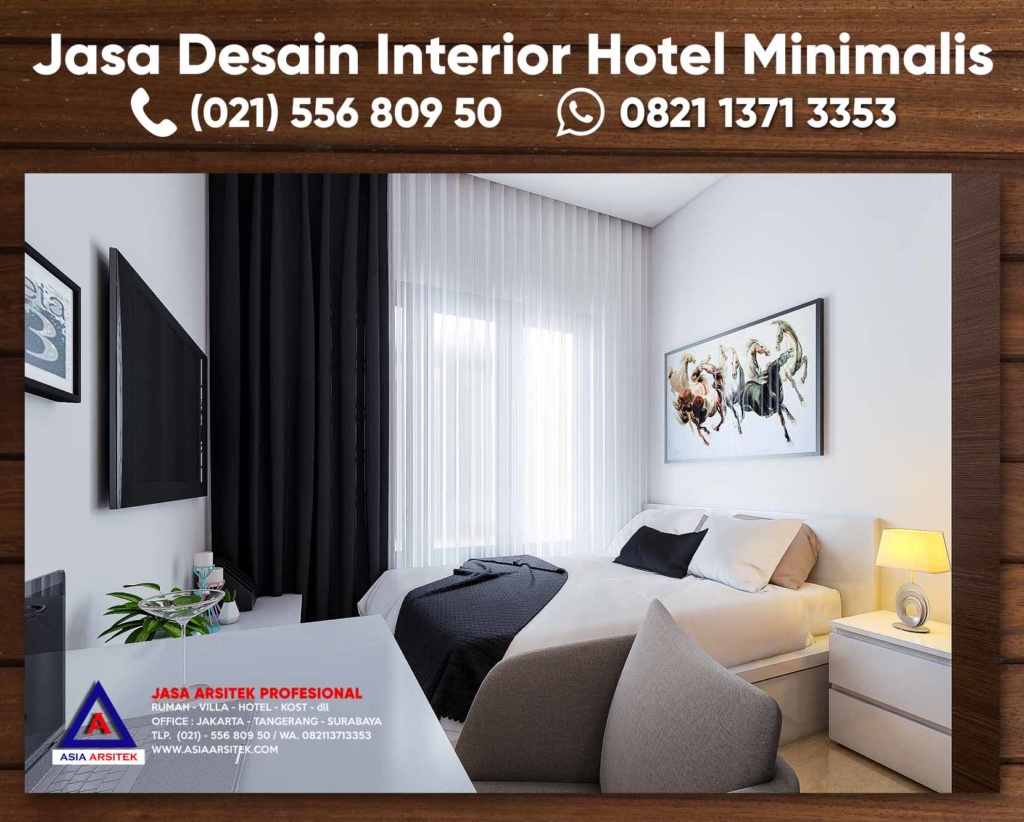 Jasa Desain Interior Hotel Mewah Minimalis