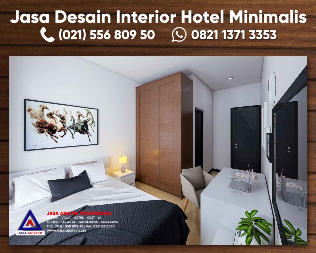 Jasa Desain Interior Hotel Mewah Minimalis