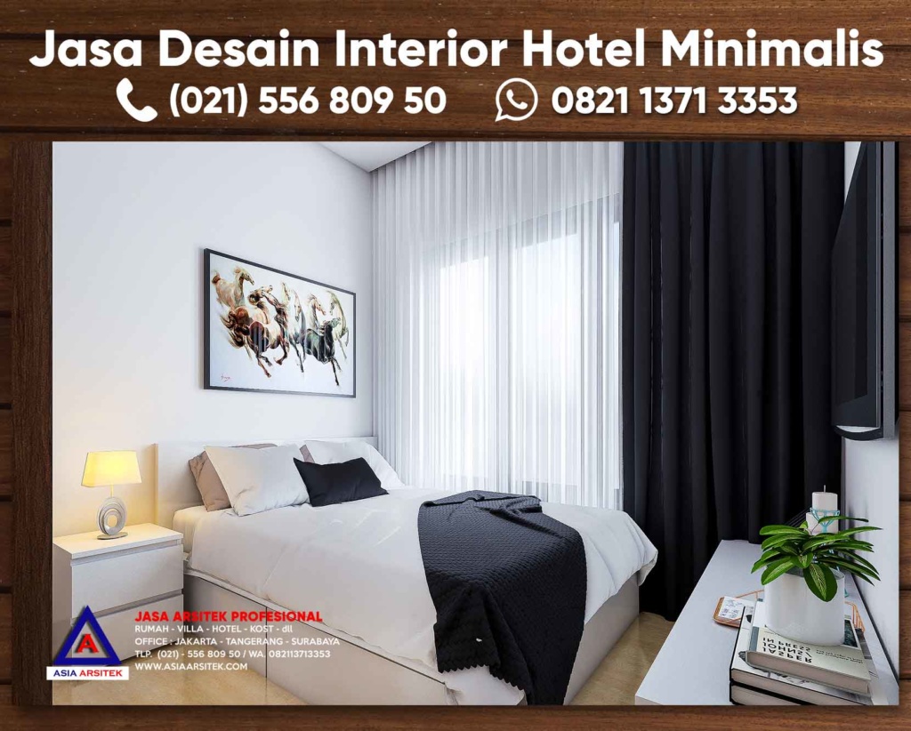 Jasa Desain Interior Hotel Mewah Minimalis