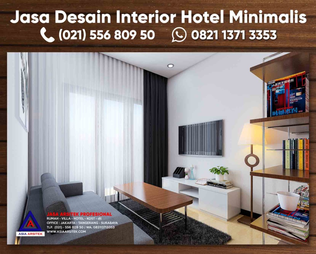 Jasa Desain Interior Hotel Mewah Minimalis